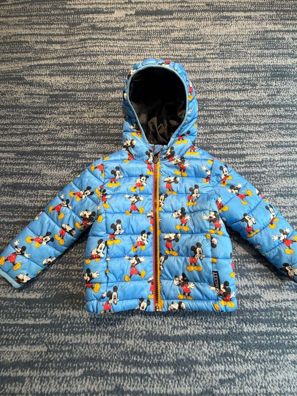Disney Mickey Mouse Puffer Jacket Blue
